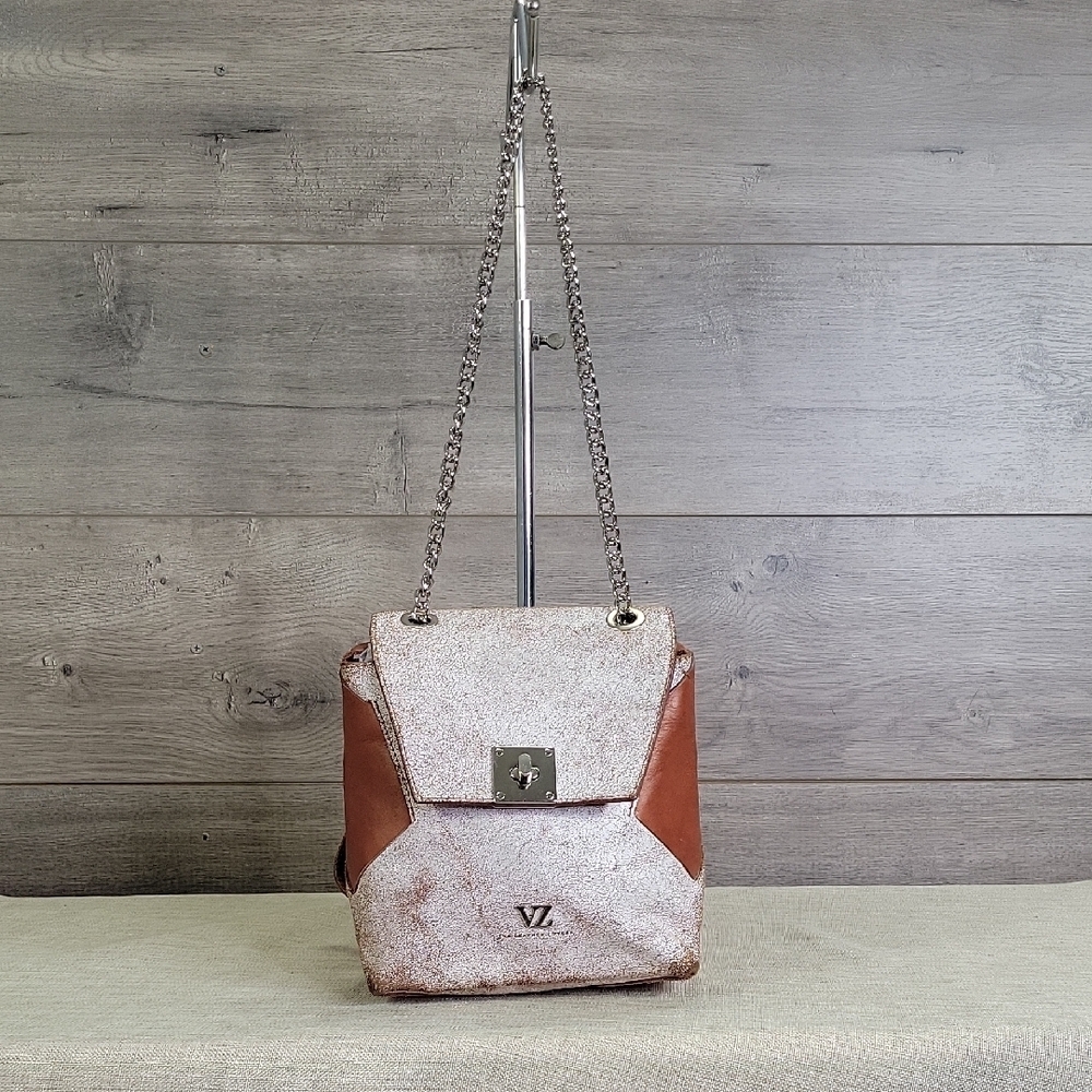 Womens Velez Brown Convertible Backpack Shoulder Bag Tote Purse